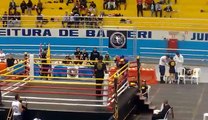 final do campeonato brasileiro de muay Thai 2016 , categoria feminino 55kg 2 round