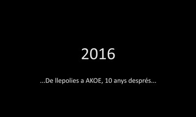 10 anys, de Llepolies a AKOE