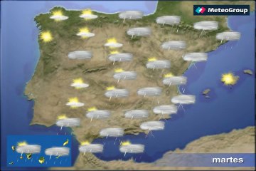 Previsión del tiempo para este martes 22 de noviembre