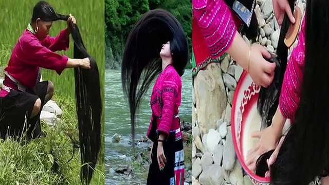 55. The Secret to Grow the World's Longest Hair and No Canes. Wonderful