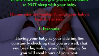 59. This mother stopped sleeping with her baby for this. It was recommended by a doctor