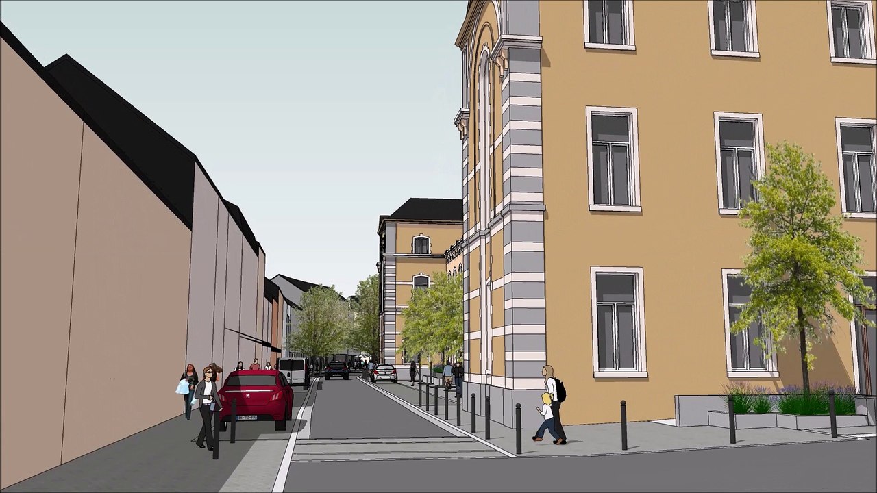 La Meuse-Luxembourg: visite virtuelle du projet de la rue Paul Reuter à Arlon