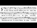Sanctus missa XVII, Adventus, Quadragesimae