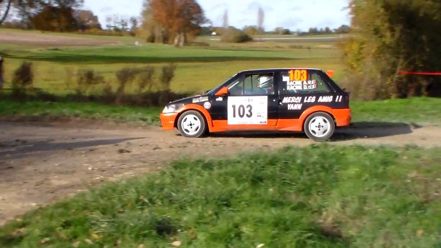 rallye de l'indre 2016 ax gti#103 ES1