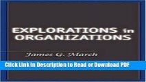 PDF Explorations in Organizations (Stanford Business Books) Ebook Online