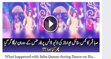 What happened with Saba Qamar during Dance on Hum Style Awards 2016