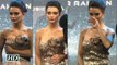 Spotted: Amy Jackson Adjusting her Dress in Public