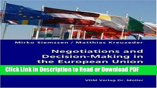 PDF Negotiations and Decision-Making in the European Union - Teaching and Learning through