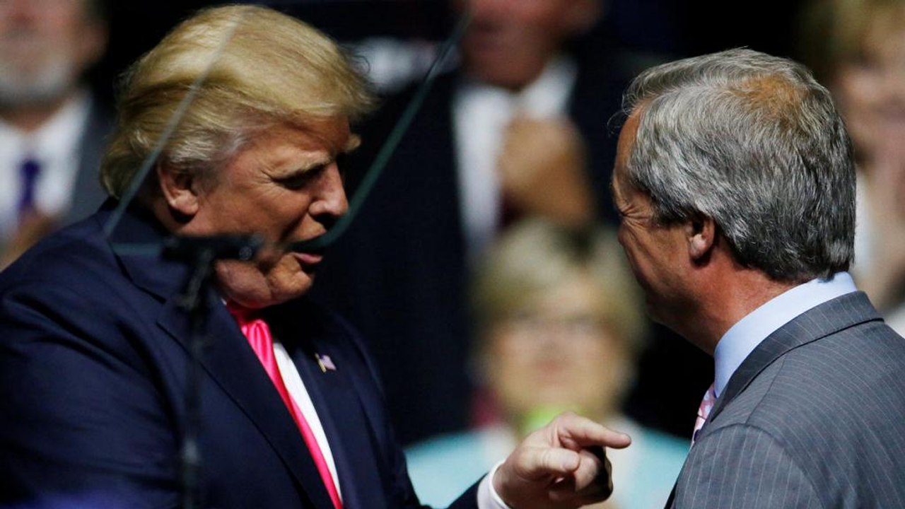 Trump apuesta por Farage como embajador británico en EE. UU, Londres le dice que el puesto está bien cubierto