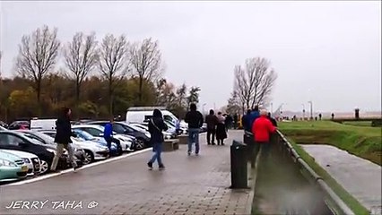 Dramatic footage shows Emirates A380 rocked by Storm Angus