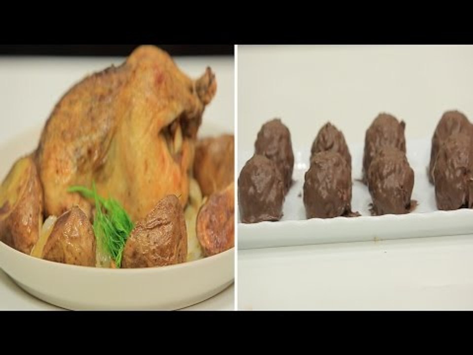 دجاج مشوي في الفرن - كويرات الشوكولاتة بالسودان...
