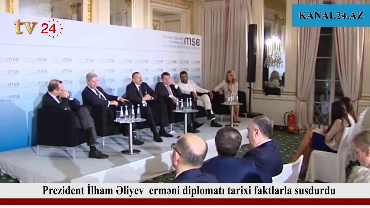 Prezident İlham Əliyev erməni diplomatı susdurdu