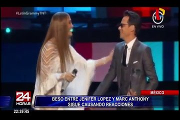 Experta en gestos analiza beso entre Marc Anthony y JLo