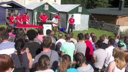 La vie du camp international Mallnitz Autriche juillet 2016