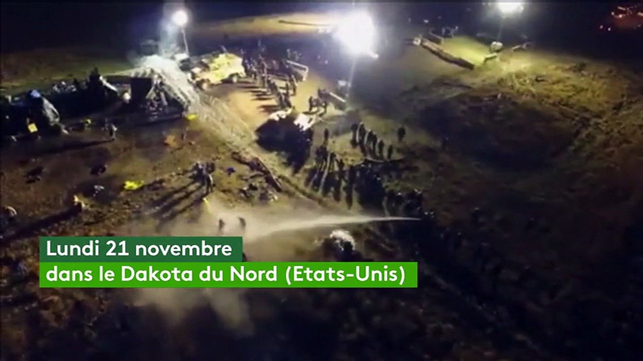 Etats-Unis : policiers et Amérindiens s'affrontent dans une violente manifestation