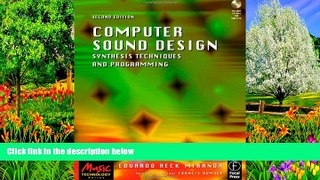 Deals in Books  Computer Sound Design: Synthesis techniques and programming (Music Technology)
