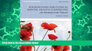 Deals in Books  Foundations for Clinical Mental Health Counseling: An Introduction to the