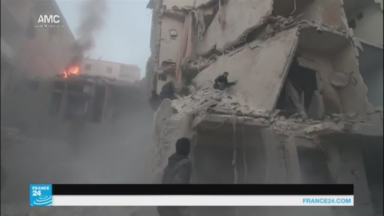 حلب الشرقية-قصف عنيف