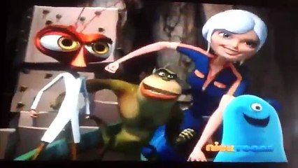 Monsters vs aliens opening (english)