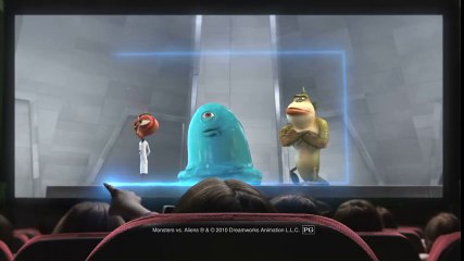 Monsters vs. Aliens 3D commercial for Samsung