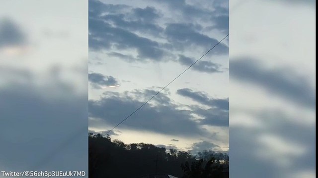 Une météorite géante filmée dans le ciel japonais