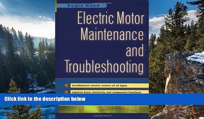 Deals in Books  Electric Motor Maintenance and Troubleshooting  Premium Ebooks Best Seller in USA