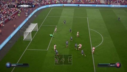 FIFA 17 - Arsenal/PSG et sa formation classique