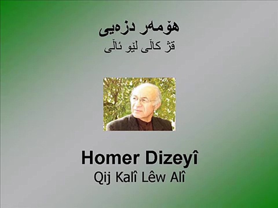 Homer Dizeyî - Qij Kalî Lêw Alî - هۆمەر دزەیی - قژکاڵی لێو ئاڵی