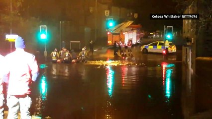 Weather warning as storm batters Britain