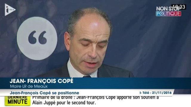 Primaire à droite : Jean-François Copé soutient Alain Juppé pour le second tour