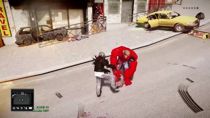 ALEX MERCER (PROTOTYPE) VS RED HULK - GREAT BATTLE - GTA IV