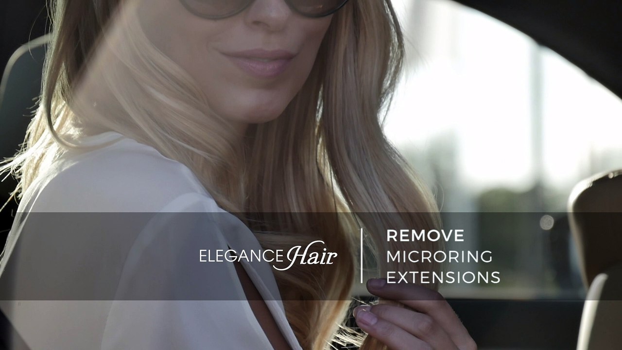 Haarverlängerung mit Microring Extensions entfernen | Elegance-Hair