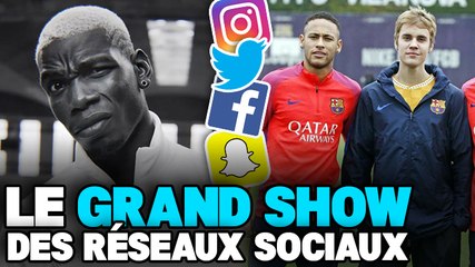 Pogba clashé, Neymar défie Justin Bieber... le meilleur des réseaux sociaux !