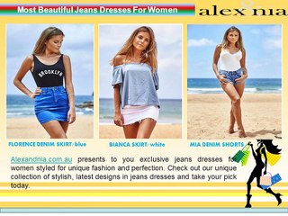 Most Beautiful Jeans Dresses For Women