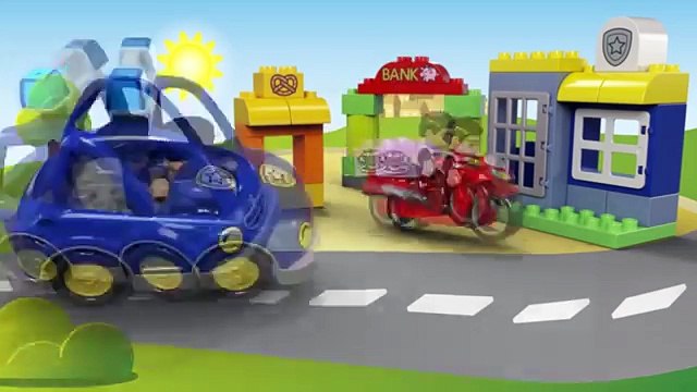 Лего Мультики. Видео для Детей. Транспорт Самолет, Молния Маквин, Полицейская Машина, Скорая помощь