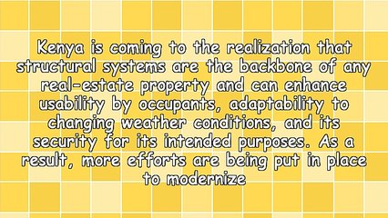 Structural Systems in Kenyan Real Estate