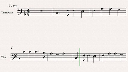 Trombone Christmas Sheet Music: Hark The Herald Angels Sing