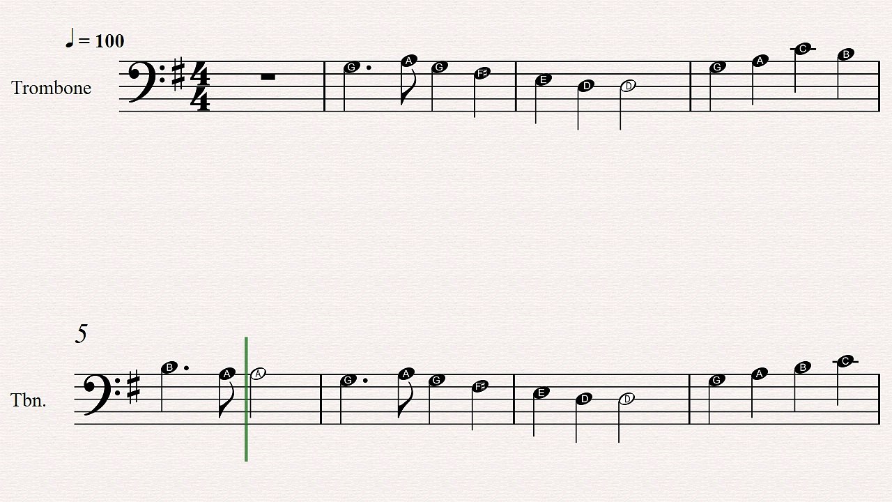 Trombone Christmas Sheet Music: See Amid The Winter Snow