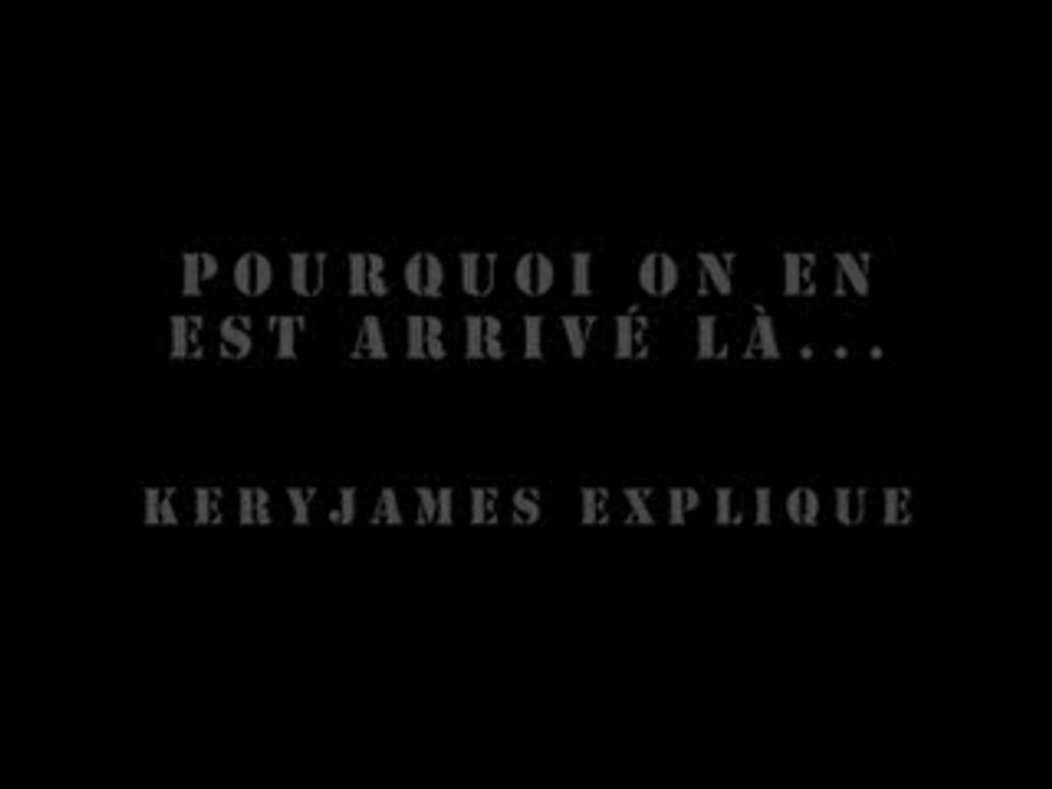 KERY JAMES S'EXPLIQUE SUR L'EMBROUILLE AVEC MC Jean Gabin