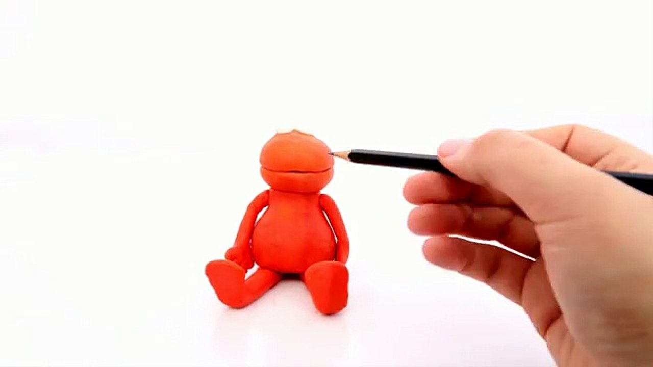 Play doh Elmo Sesame Street Stop motion animation. Monstruo de las galletas [4k]