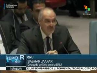 Siria afirma ante ONU que hay 8 mil terroristas extranjeros en su país