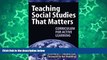 Buy NOW  Teaching Social Studies That Matters: Curriculum for Active Learning  Premium Ebooks Best