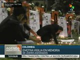 Colombia: realizan vigilia en honor a líderes campesinos asesinados