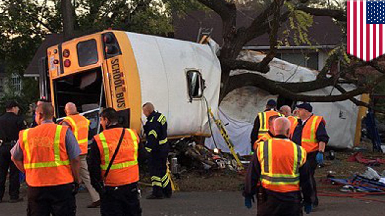 Tennessee school bus crash kills five children, injures more than two dozen