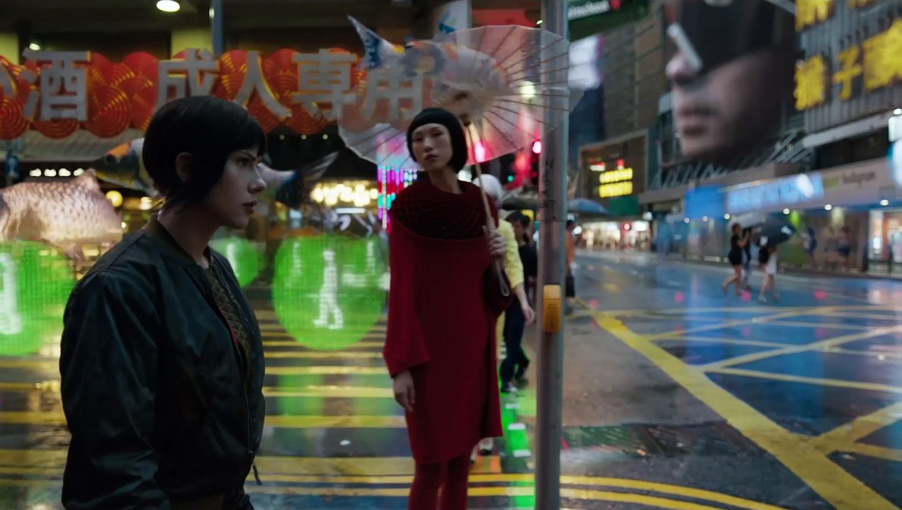 Ghost in the Shell: trailer for Scarlett Johansson anime adaptation – video