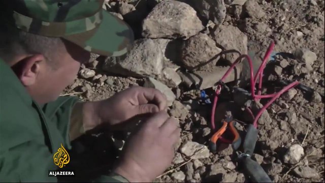 Battle for Mosul: Thousands of landmines left by ISIL found near Bashiqa