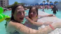Girls Underwater Challenge in The Swimming Pool - Kids Family Fun
