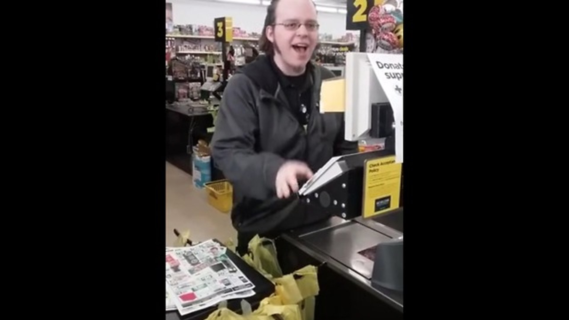 Cashier at Michigan variety store has a voice that will blow you away