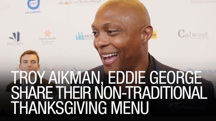 Troy Aikman, Eddie George Share Their Non-Traditional Thanksgiving Menu