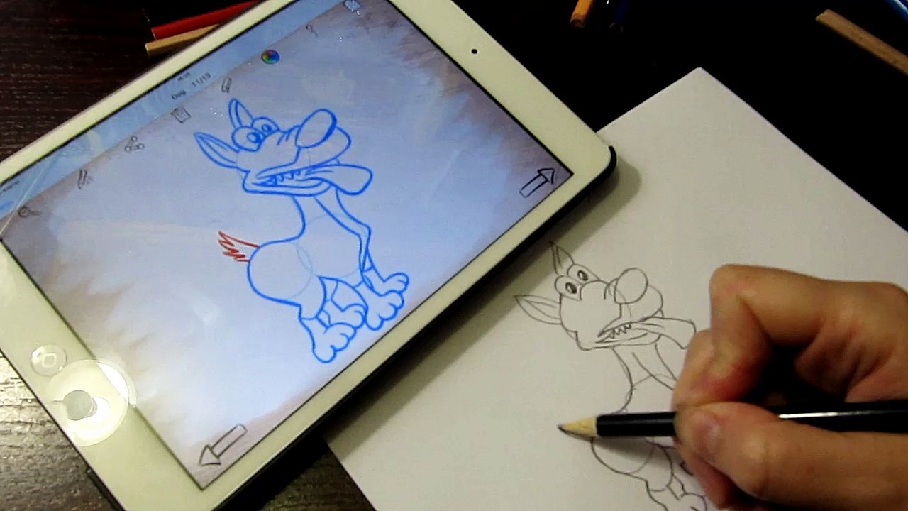 How to draw Hay Day Dog